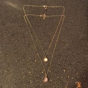 Dainty boho necklace set